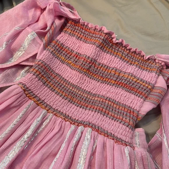 💕Pitusa Pink Silver Dress BNWT ShopMorley Boutique💕 - Picture 7 of 15